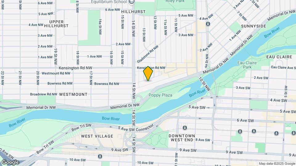 1321 Kensington NW Map and Location Details