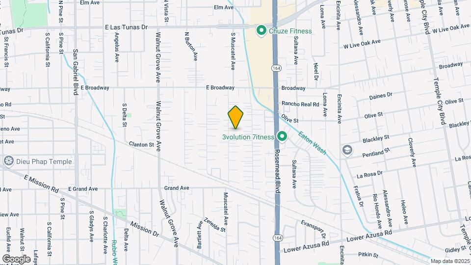 5212 N Muscatel Ave Map and Location Details