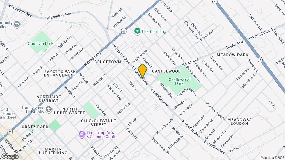 180 E Loudon Ave Map and Location Details