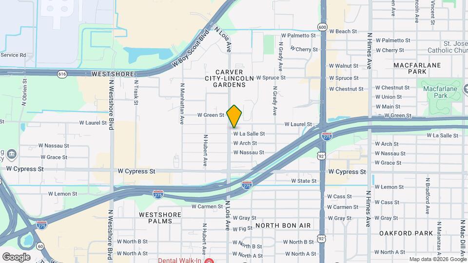 4119 W La Salle St Map and Location Details