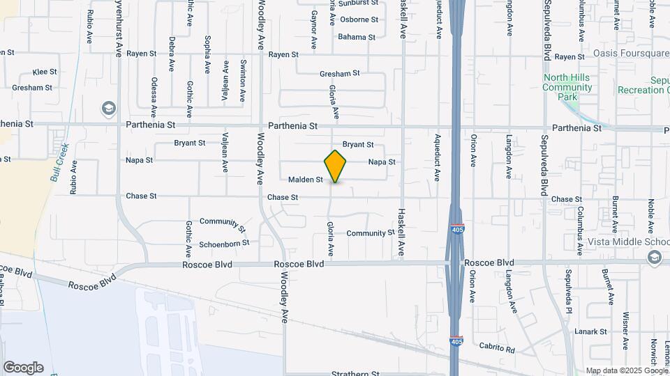 15961 Chase St, Unit 61 Chase Main Mapa y Detalles de la Ubicación