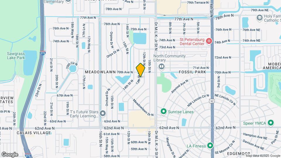 6849-6813 13th St N Map and Location Details