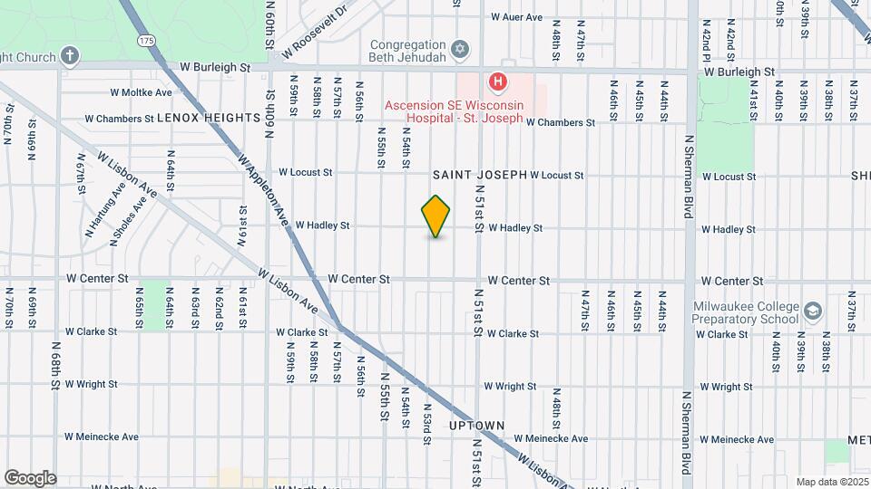 2756 N 53rd St Map and Location Details