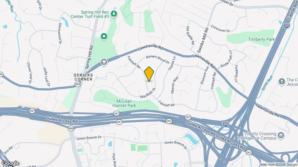 8012 Falstaff Rd Map and Location Details