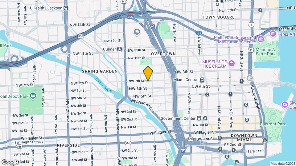 540 NW 7th St Map and Location Details