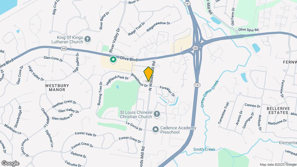 601 Broadmoor Dr Map and Location Details