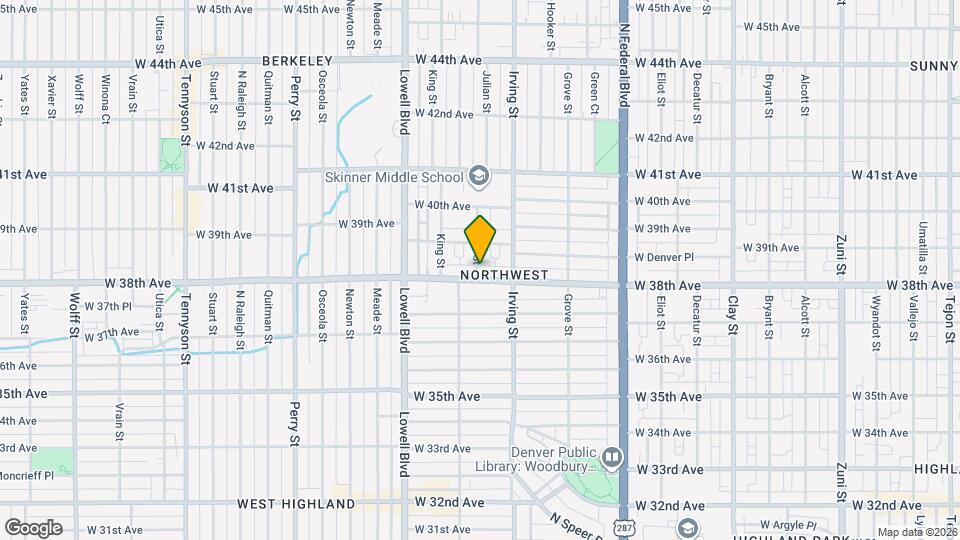 3810 Julian St Map and Location Details