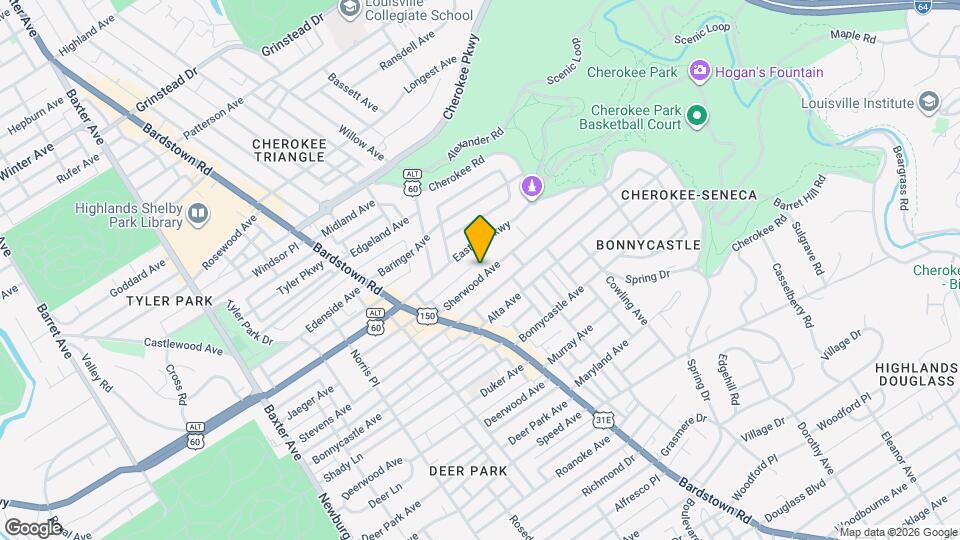 2063 Sherwood Ave Map and Location Details