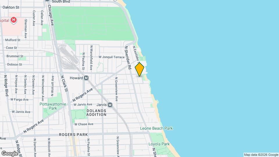 7518 N Eastlake Terrace Map and Location Details