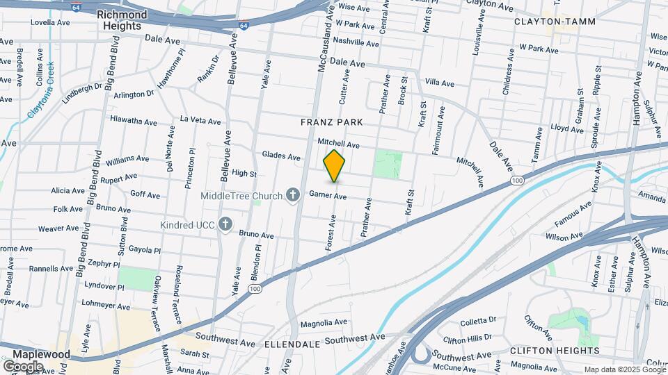 2019 Forest Ave Map and Location Details
