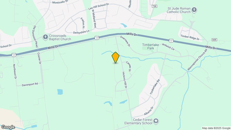 9519 Dabney Ct Map and Location Details