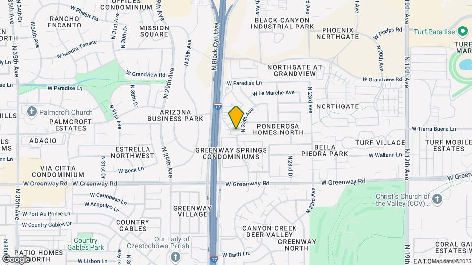 2535 W Canyon Crest Cir Map and Location Details