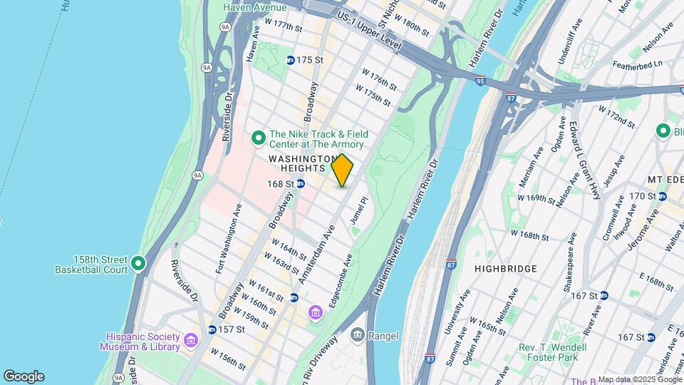 2188 Amsterdam Ave Map and Location Details
