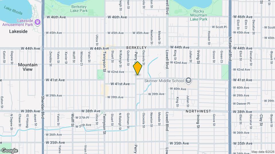 4106 Perry St Map and Location Details