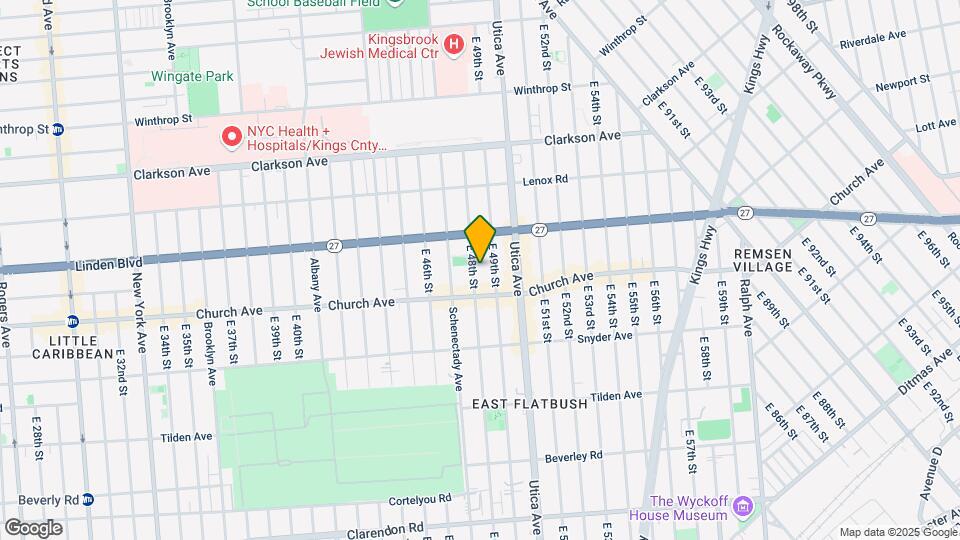 387 E 48th St Map and Location Details
