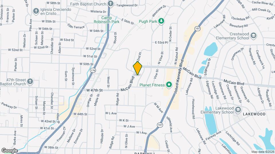Ridgecrest-North Park Map and Location Details