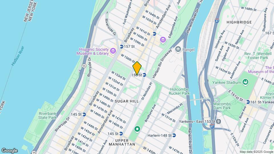423 W 154th St Map and Location Details