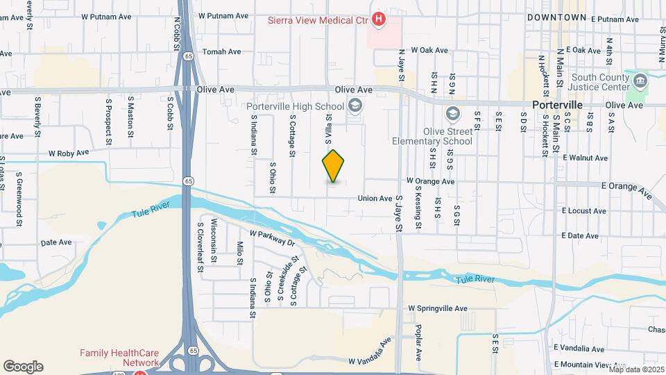 274 S Villa St-Unit -A Map and Location Details