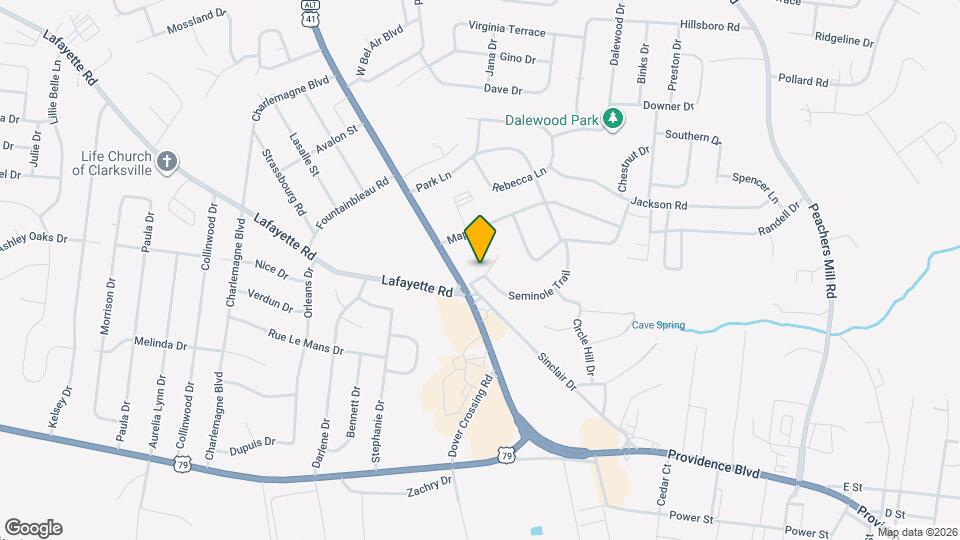 1201 Fort Campbell Blvd Map and Location Details