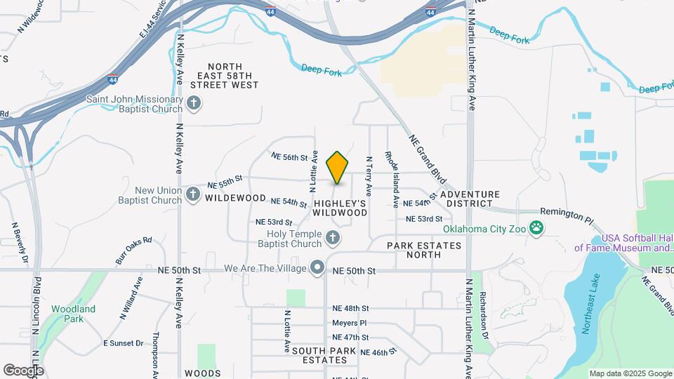 5608 Highley Dr Map and Location Details