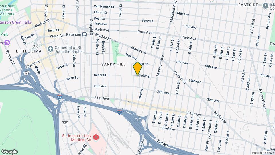 180 Cedar St Mapa y Detalles de la Ubicación