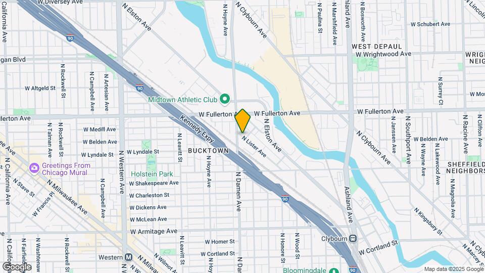 2348 N Lister Ave Map and Location Details