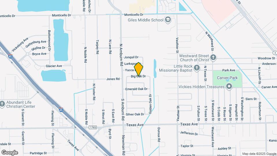 7909 Big Oak Dr Map and Location Details