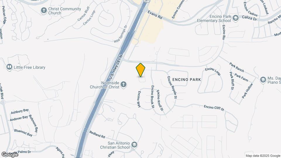 19906 Encino Briar Map and Location Details