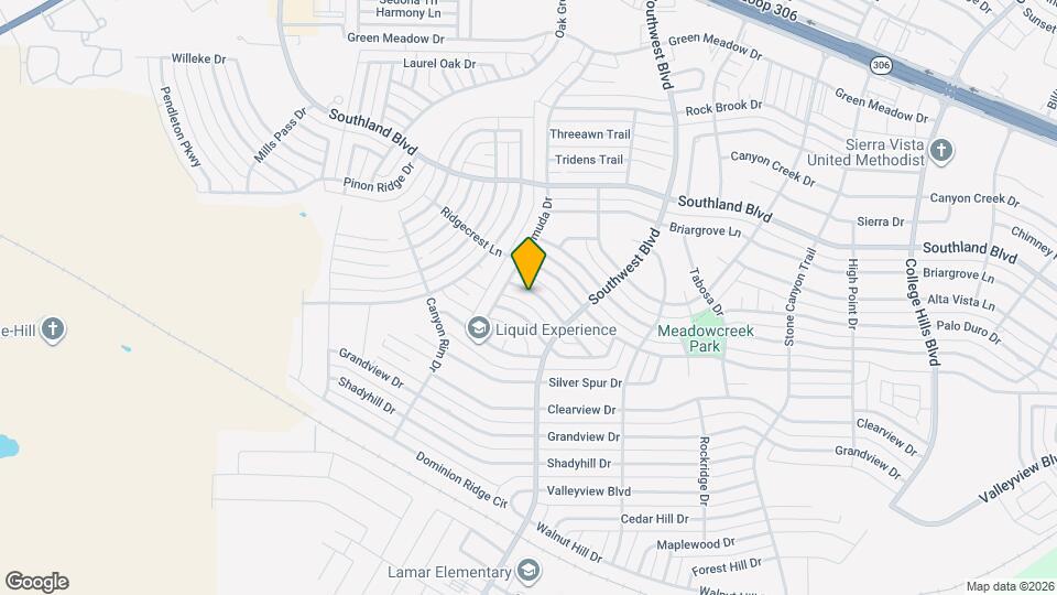 3529 Cedar Ridge Ln Map and Location Details