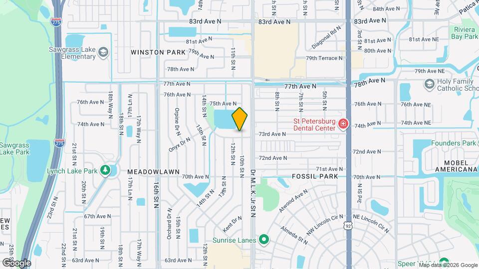 7300 10th St N Map and Location Details