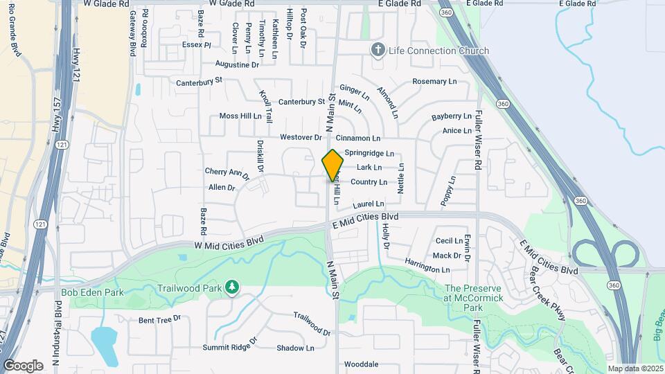2415 Amber Hill Ln Map and Location Details