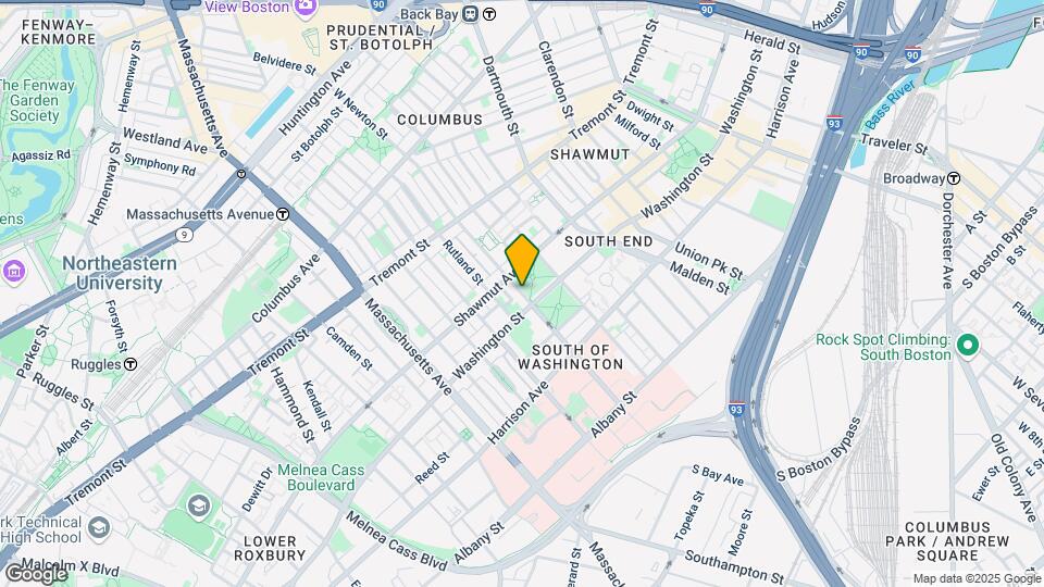 37 West Newton St, Unit 6 Map and Location Details
