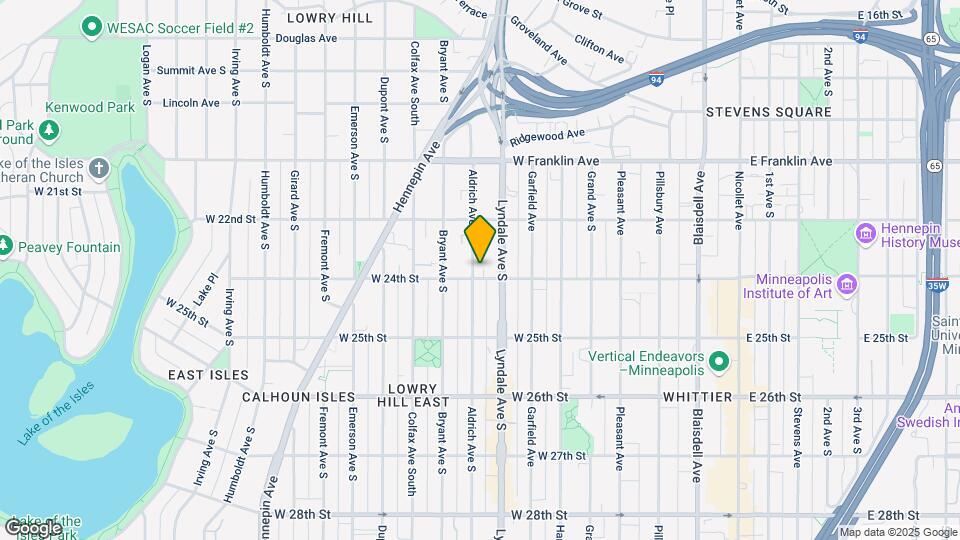 2321 Aldrich Ave S Map and Location Details