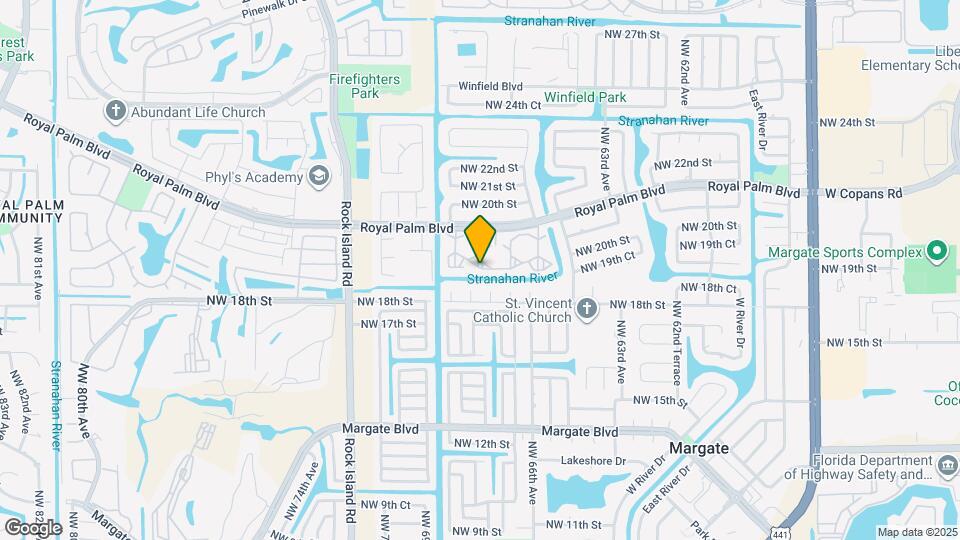 6770 Royal Palm Blvd Map and Location Details