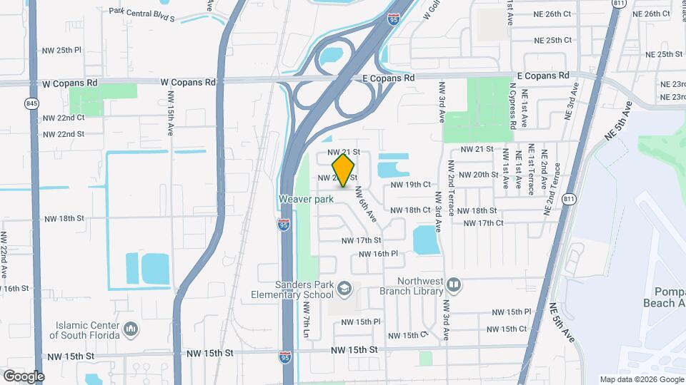 632 NW 19th St Map and Location Details