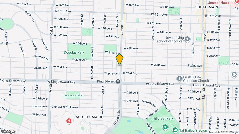3885 Cambie St Map and Location Details
