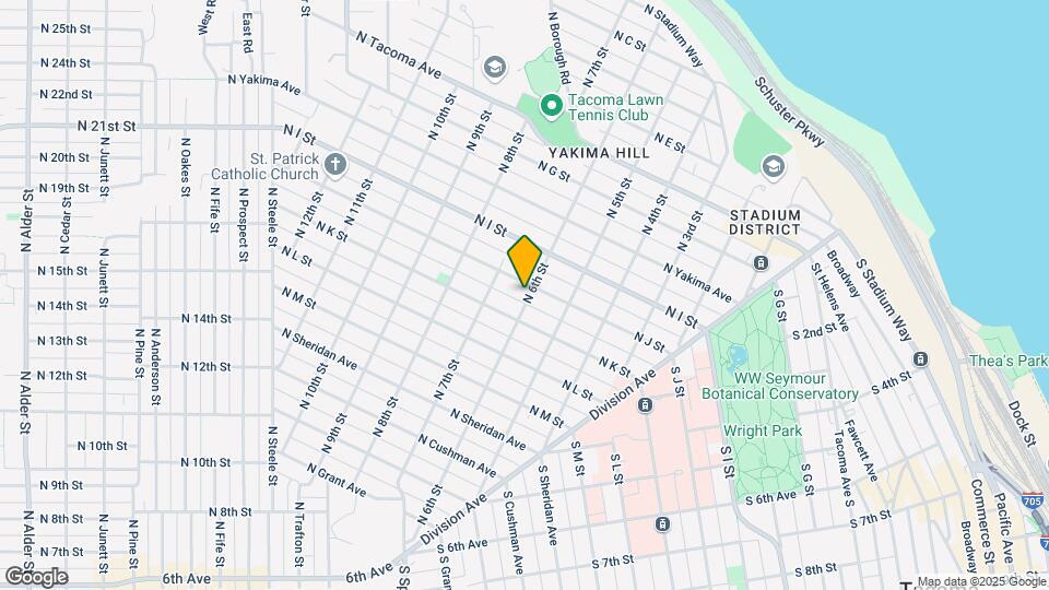 1001 N 6th St Mapa y Detalles de la Ubicación