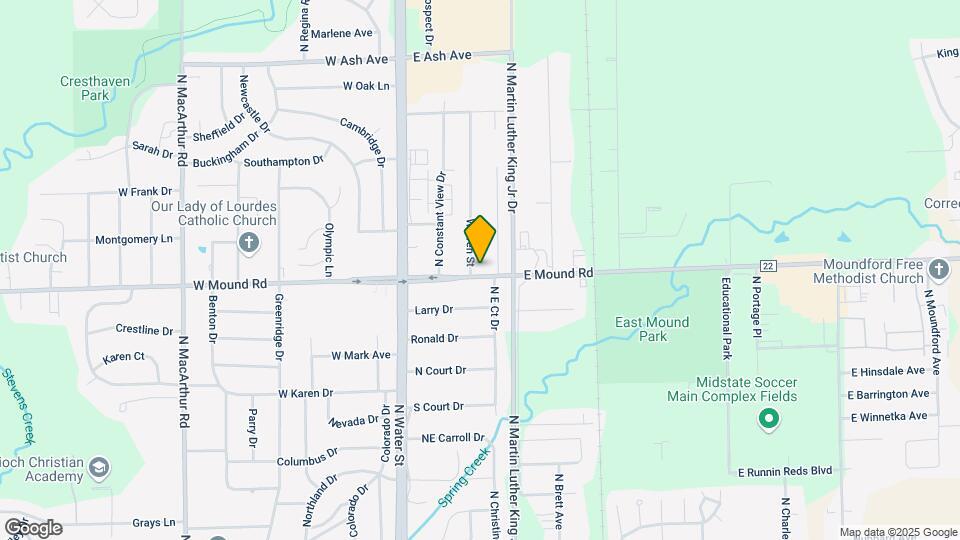 420 E Mound Rd Mapa y Detalles de la Ubicación