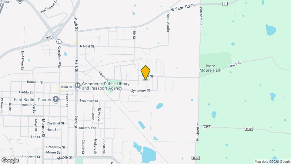 1203 Booker St Map and Location Details