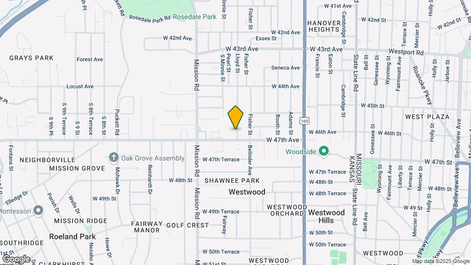4614 Lloyd St Map and Location Details