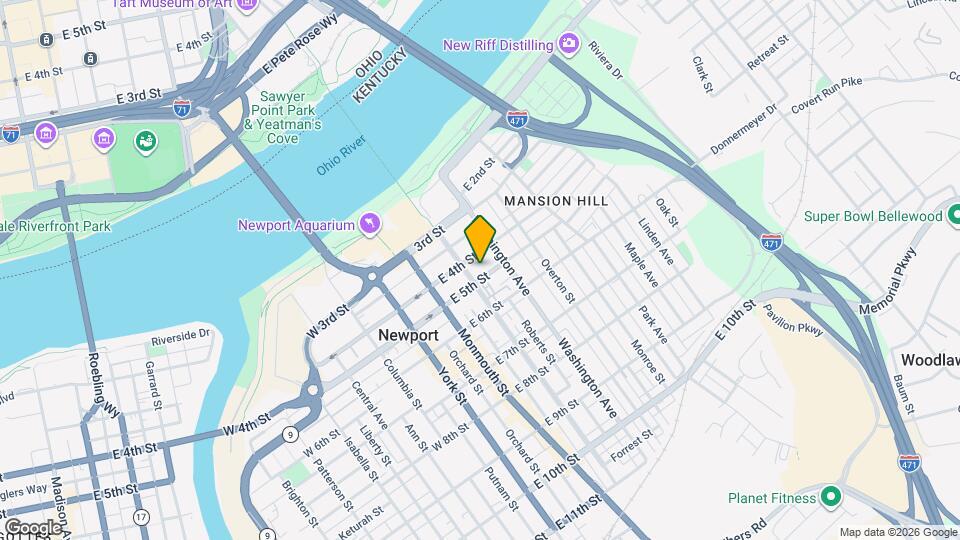 211 E 5th St, Unit 1 Mapa y Detalles de la Ubicación