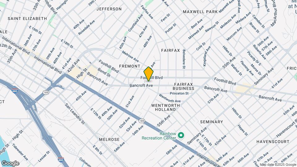 5116 Bancroft Ave Mapa y Detalles de la Ubicación