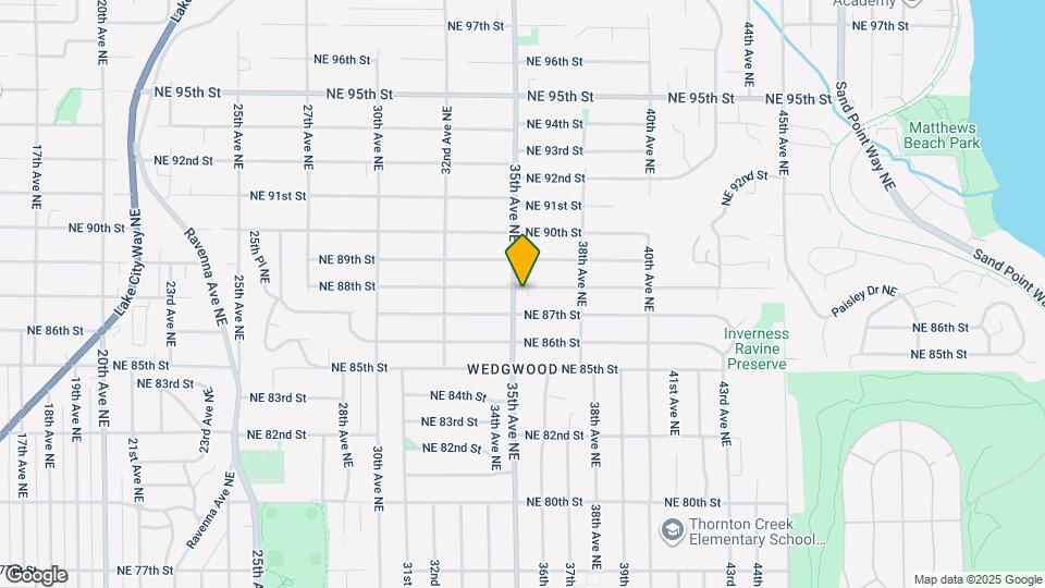 8714 35th Ave NE Map and Location Details