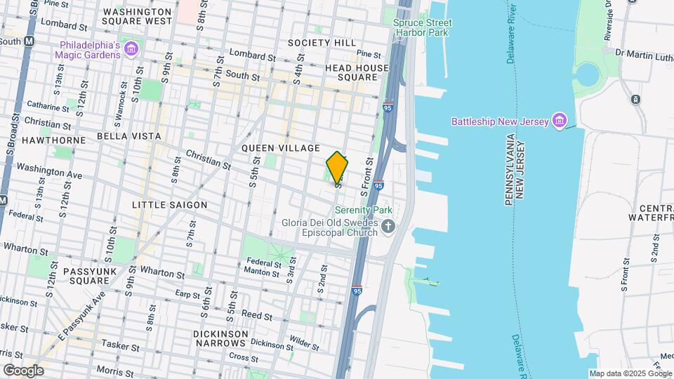 832 S 2nd St, Unit A Map and Location Details