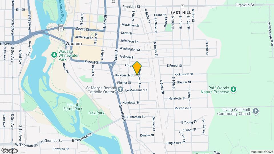 723 Kickbusch St, Unit Upper Mapa y Detalles de la Ubicación