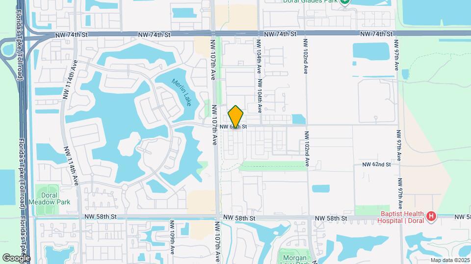 6435 NW 105th Ct Map and Location Details