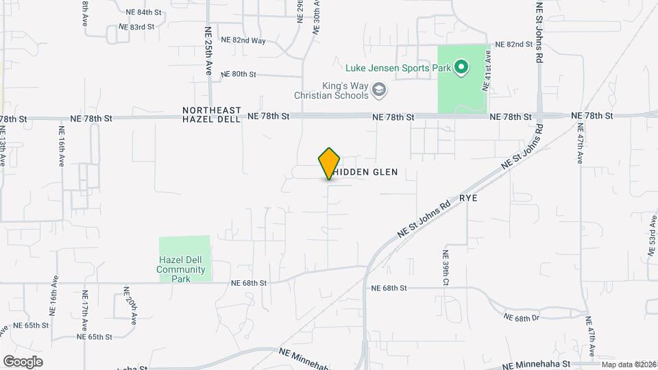 3008 NE 74th St Map and Location Details