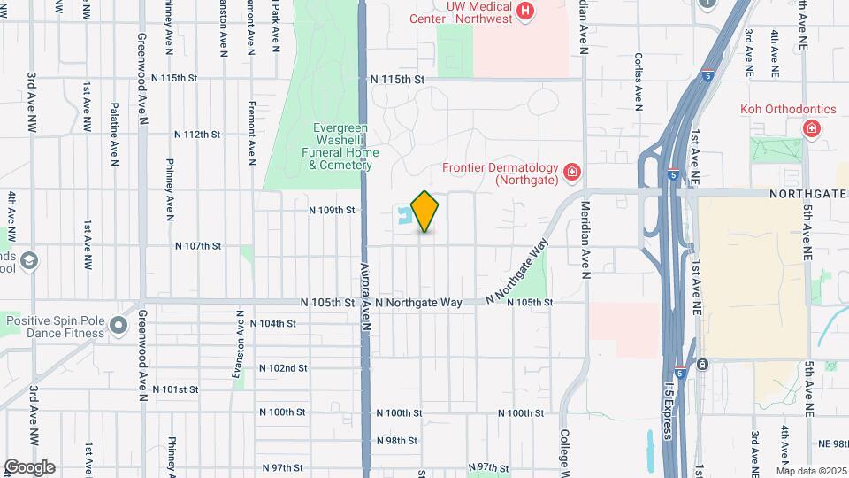 1300 N 107th St Map and Location Details