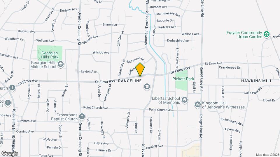 2375 St Elmo Ave Map and Location Details