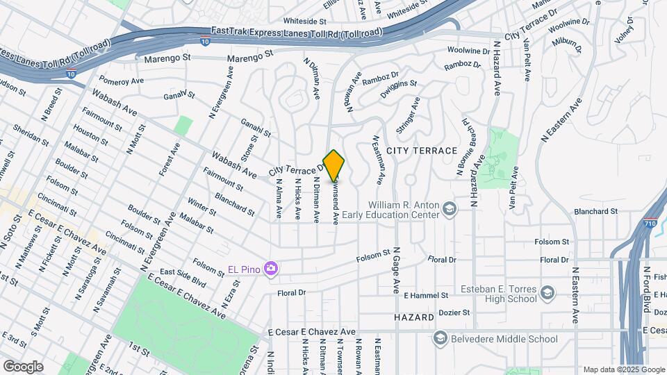 1005 N Townsend Ave Map and Location Details
